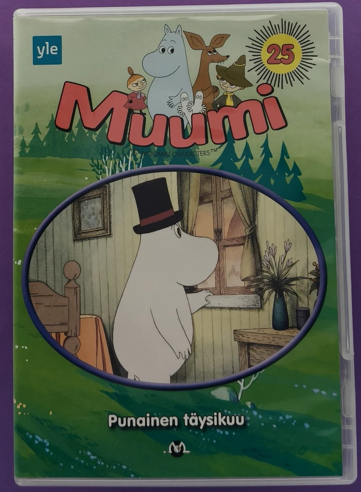 DVD) MUUMI 25 - Punainen täysikuu (1990) "Vanhat äänet"