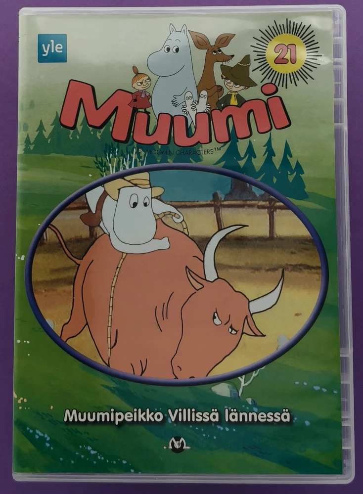 DVD) MUUMI 21 - Muumipeikko Villissä Lännessä "Vanhat äänet"