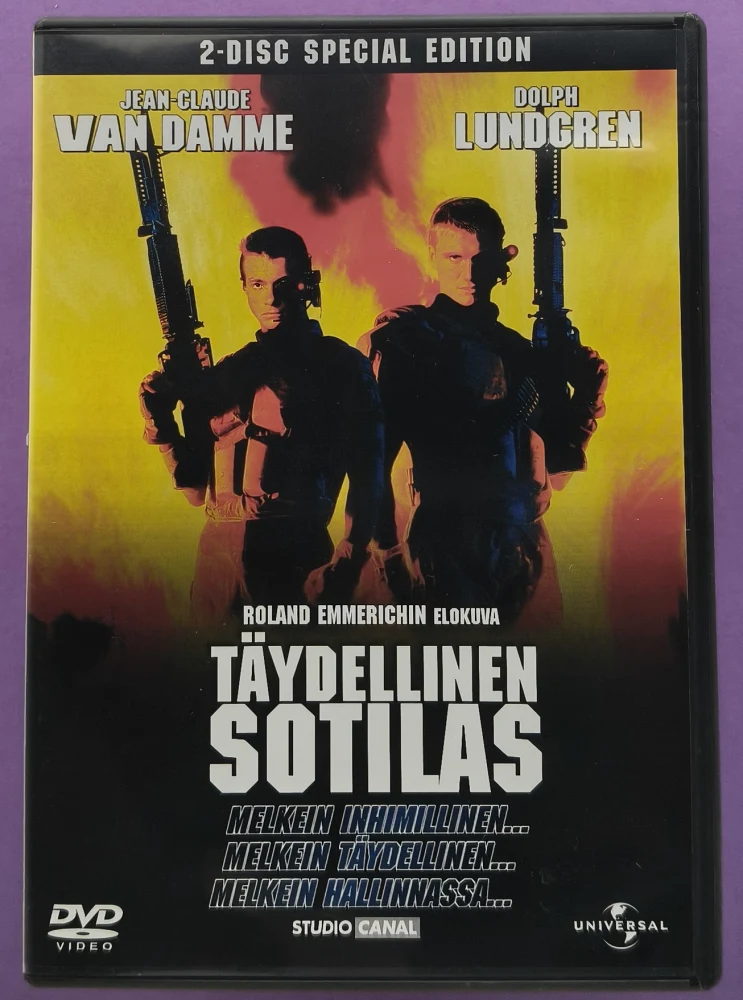 2 DVD) Jean-Claude Van Damme: Täydellinen sotilas (1992)
