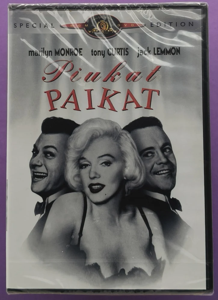 UUSI (DVD) Marilyn Monroe: Piukat paikat (1959) SUOMIKANNET