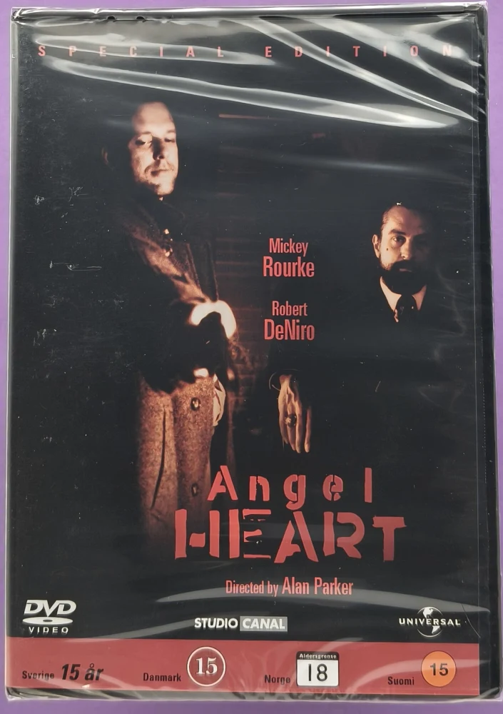 UUSI (DVD) Mickey Rourke: Angel Heart  - Noiduttu sydän (1987)