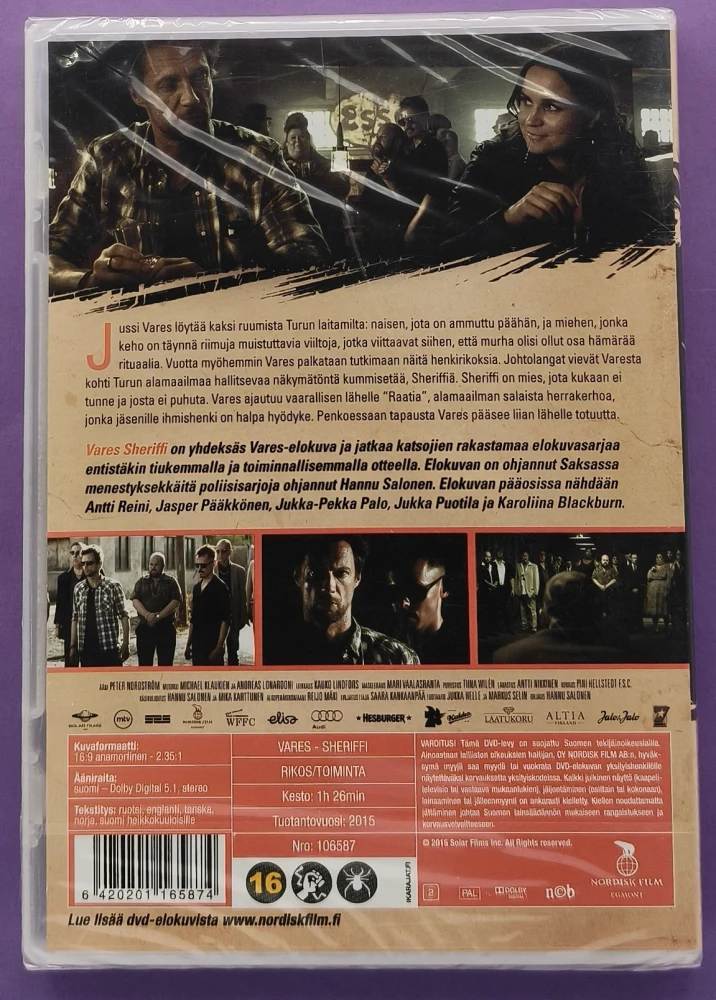 UUSI (DVD) Vares - Sheriffi (2015)