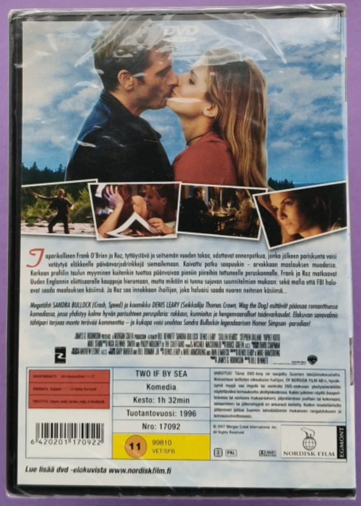 UUSI (DVD) Sandra Bullock: Varastetut sydämet (1996)