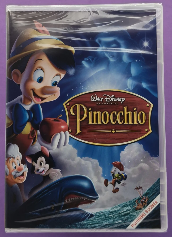 UUSI (DVD) Walt Disney Klassikko 2. Pinocchio (1940)