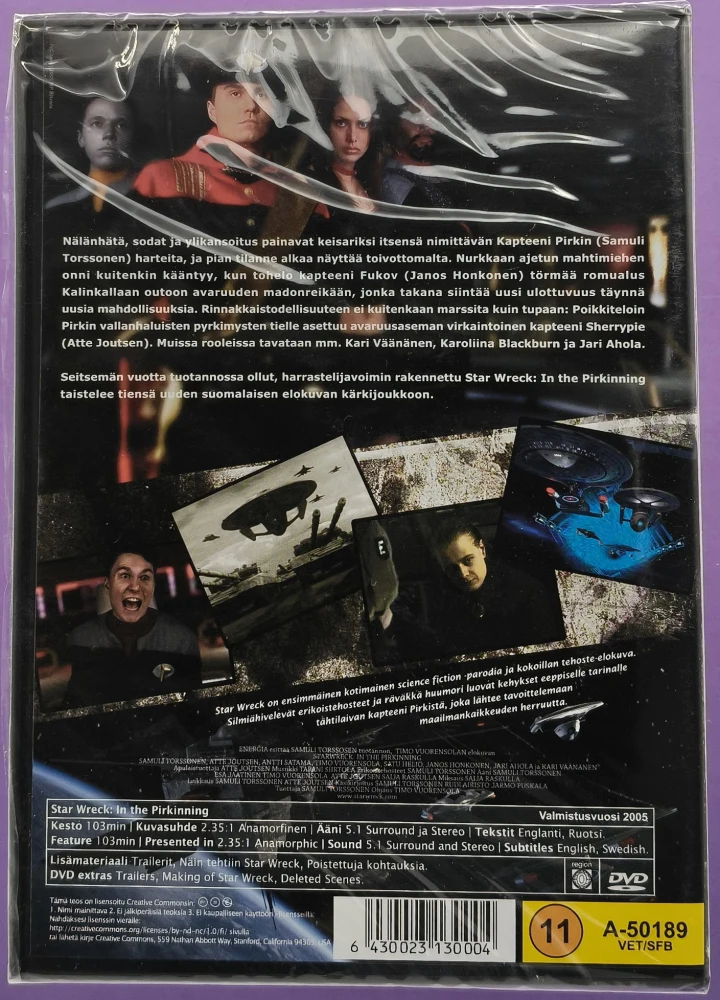 UUSI (DVD) Star Wreck: In the Pirkinning (2005)