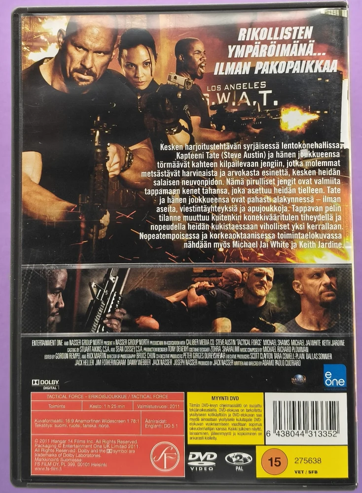 DVD) Steve Austin: Tactical Force - Erikoisjoukkue (2011)