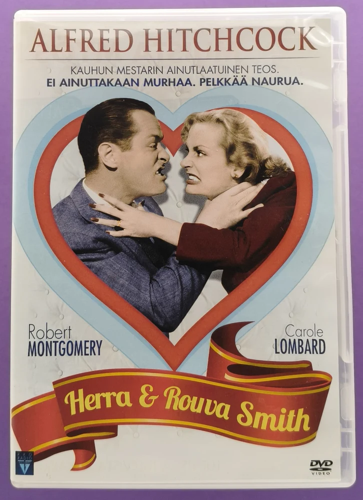 DVD) Alfred Hitchcock: Herra ja rouva Smith / Mr. & Mrs. Smith (1941)