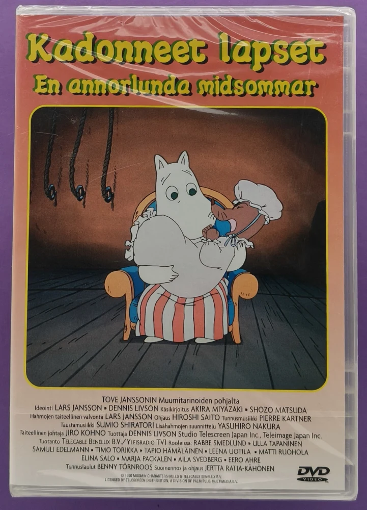 UUSI (DVD) MUUMI - KADONNEET LAPSET "Vanhat äänet"