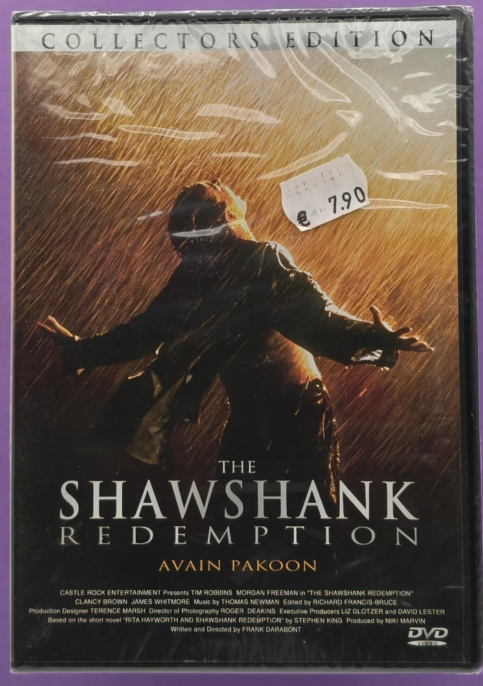 UUSI (DVD) Avain pakoon - Shawshank Redemption (1994)