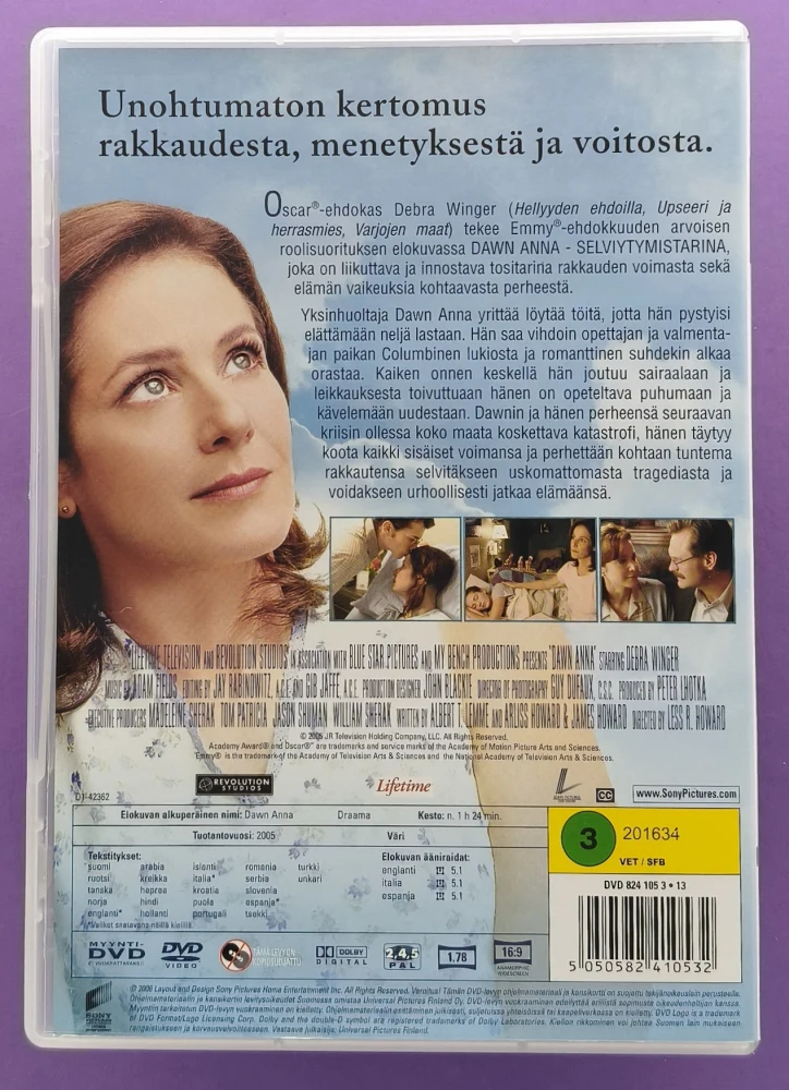 DVD) Debra Winger: DAWN ANNA - SELVIYTYMISTARINA  (2005)