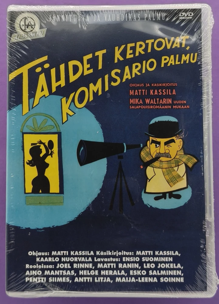 UUSI (DVD) Tähdet kertovat, komisario Palmu (1962)