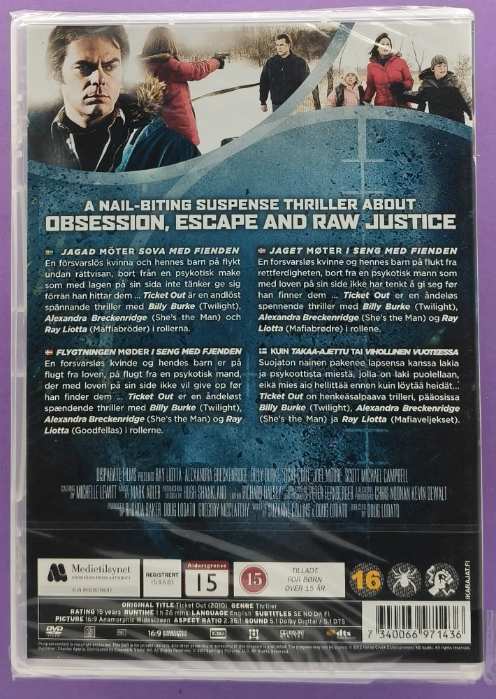 UUSI! DVD) Ray Liotta: Ticket Out (2010)