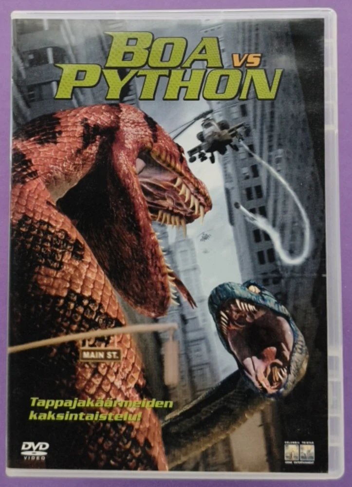 DVD) Boa Vs Python (2004) SUOMIKANNET
