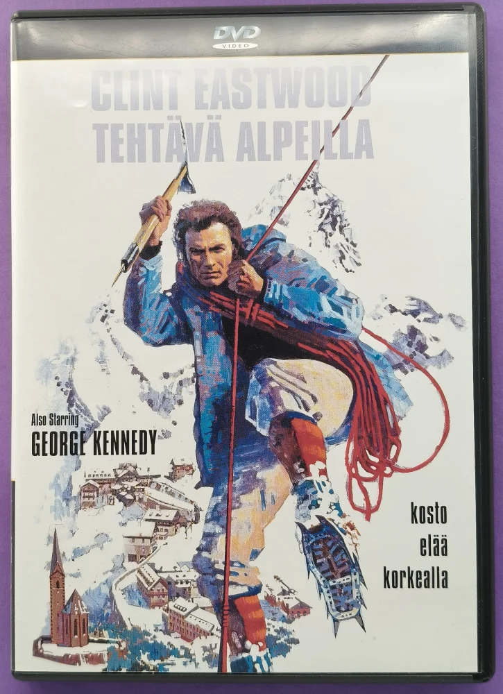 DVD) Clint Eastwood: Tehtävä Alpeilla - The Eiger Sanction (1975) EGMONT