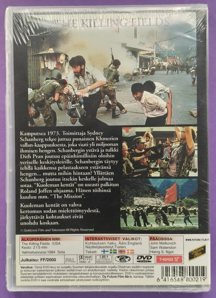 UUSI (DVD) Kuoleman kentät - The Killing Fields (1984) SUOMIKANNET
