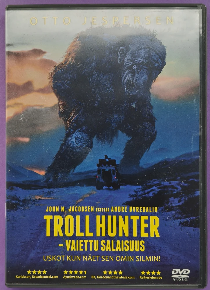 DVD) Troll Hunter - vaiettu salaisuus (2010)