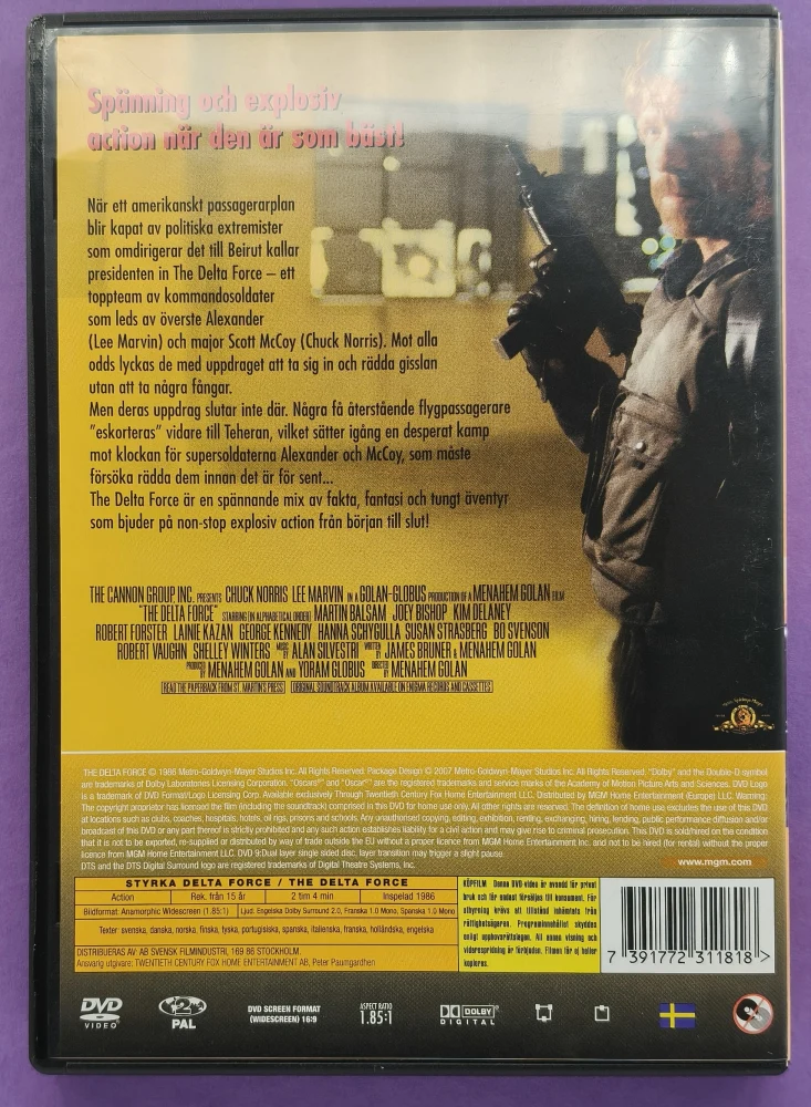 DVD) Chuck Norris: The Delta Force (1986) SUOMITEKSTIT
