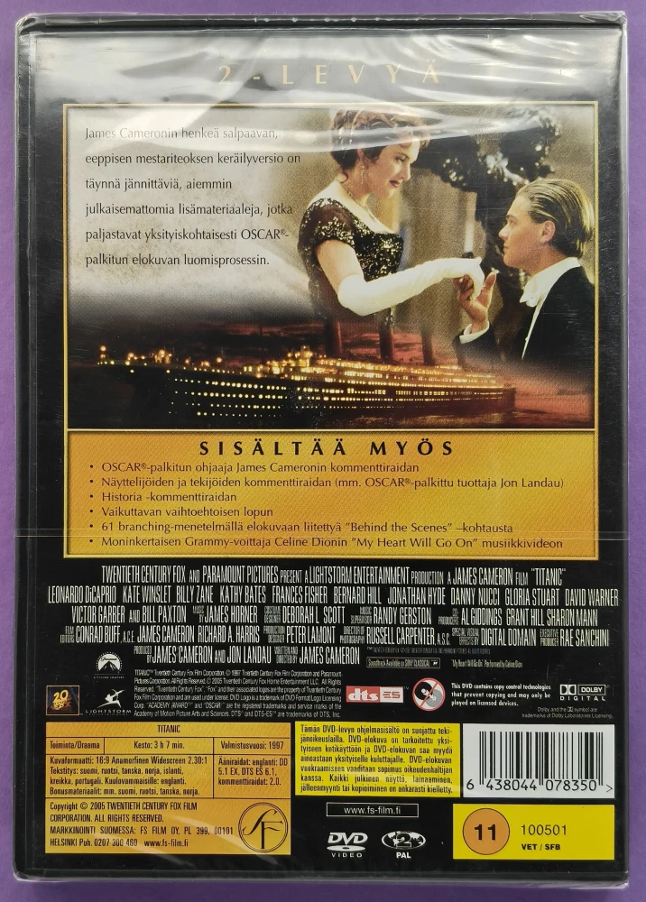 UUSI (2 DVD)  Leonardo DiCaprio: Titanic - Special Edition (1997) SUOMIKANNET