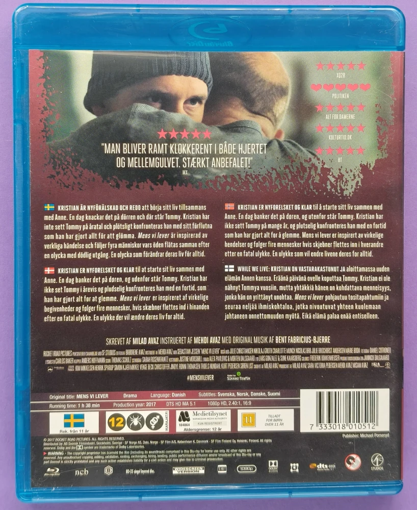 BLU-RAY) Mens vi lever (2017) SUOMITEKSTIT