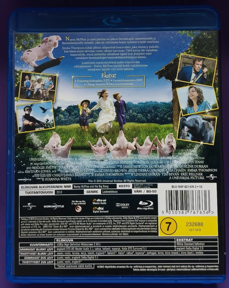 BLU-RAY+DVD) Nanny McPhee ja suuri pamaus (2010)