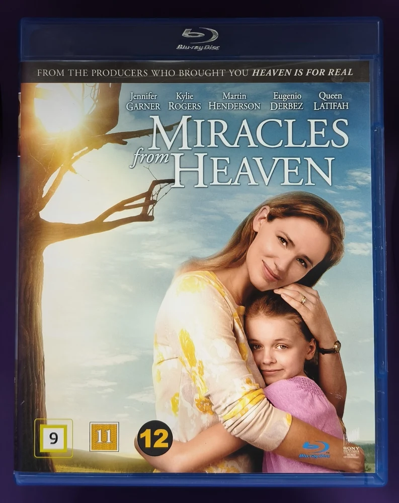 BLU-RAY) Miracles From Heaven (2016) Jennifer Garner