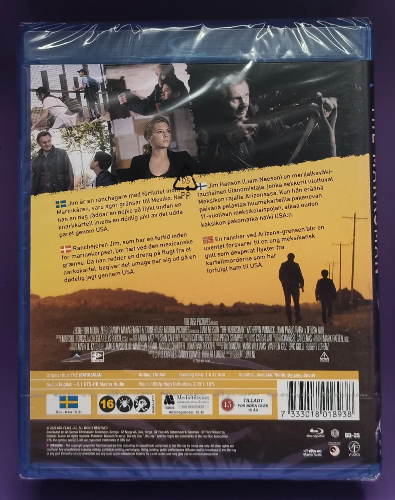 UUSI! BLU-RAY) Liam Neeson: The Marksman (2021)