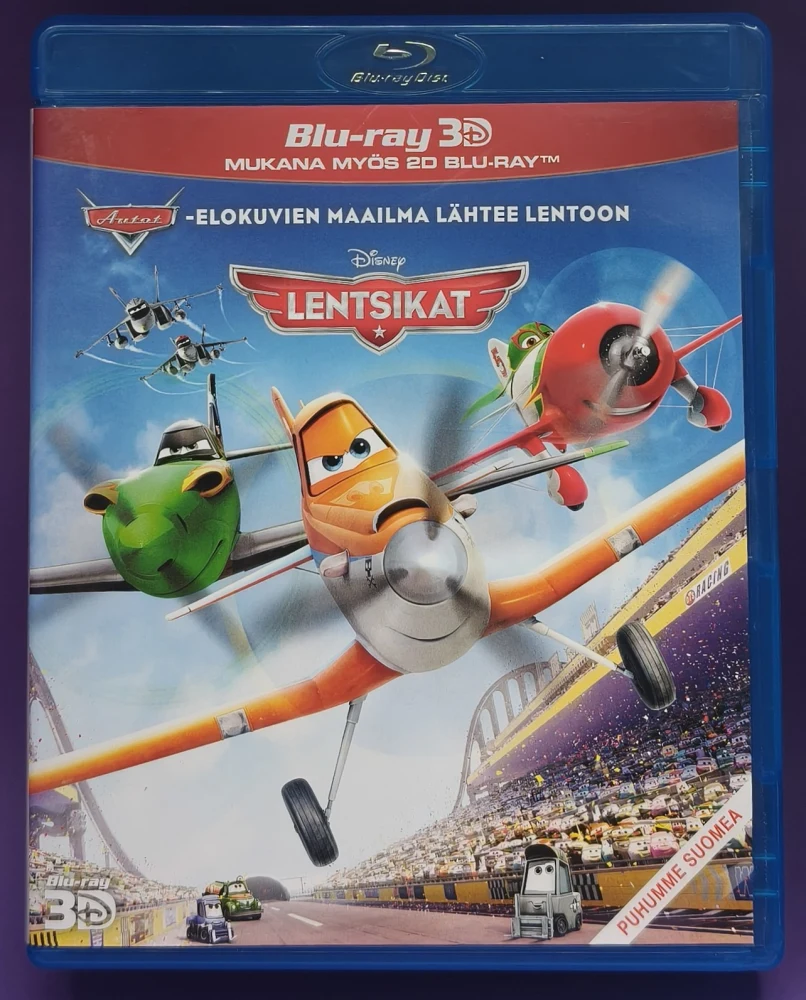 3D BLU-RAY+ BLU-RAY) Lentsikat - Planes (2013) SUOMIKANNET