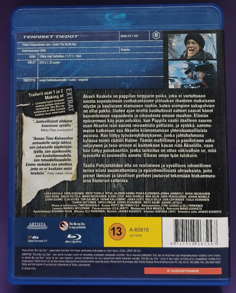 BLU-RAY) Timo Koivusalo: Täällä Pohjantähden alla (1) (2009)