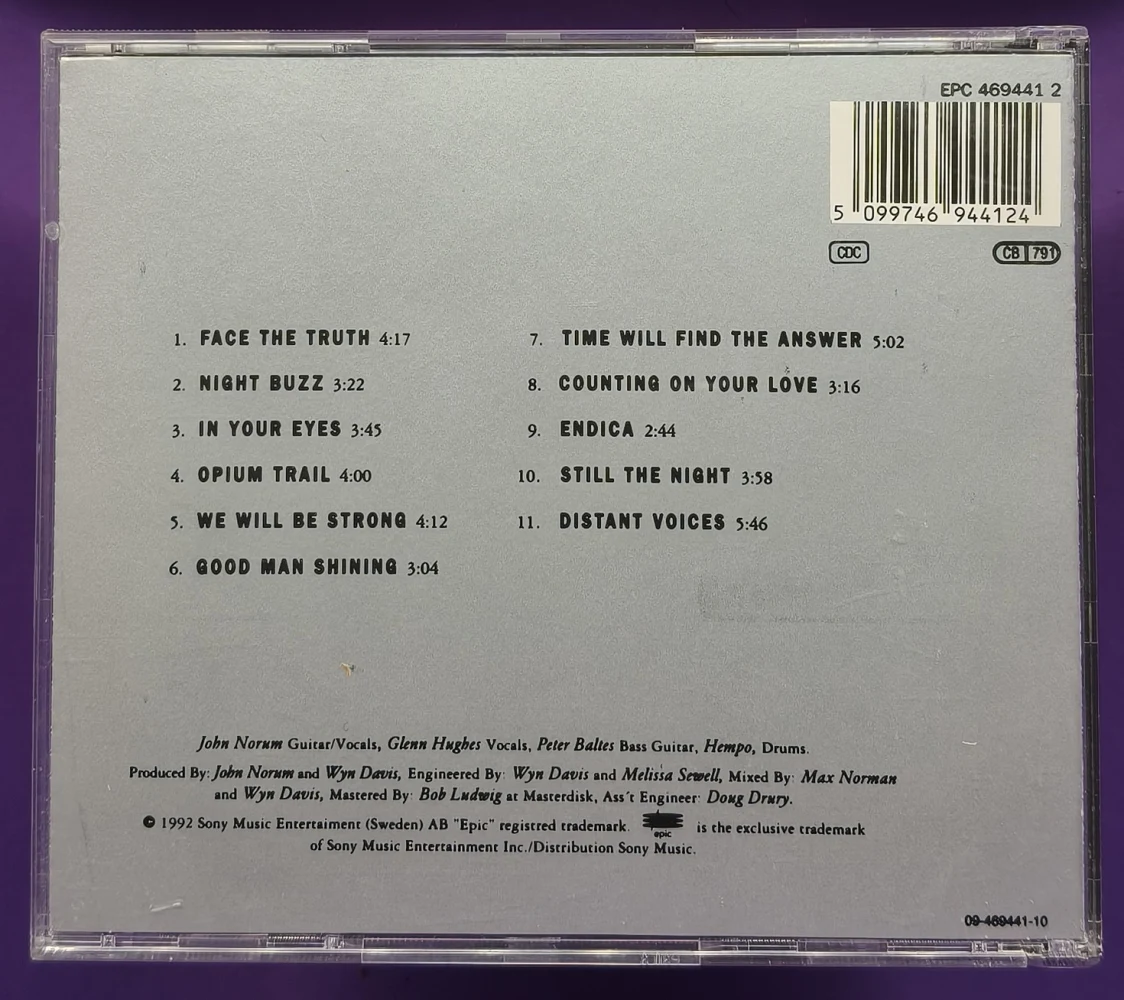 CD) John Norum – Face The Truth (1992)