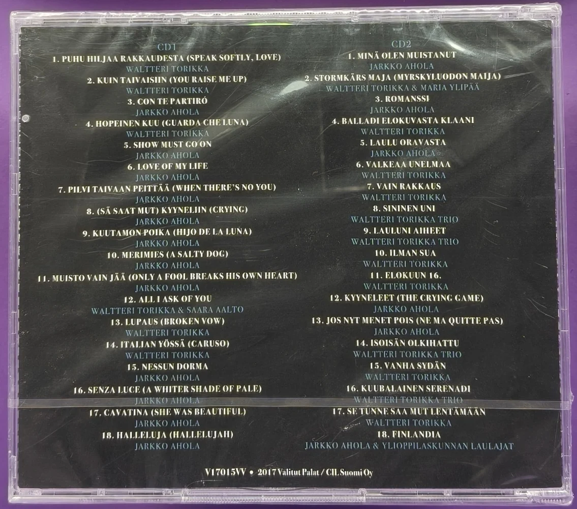 UUSI! 2 CD) Waltteri Torikka & Jarkko Ahola – Valovoimaiset (2017)