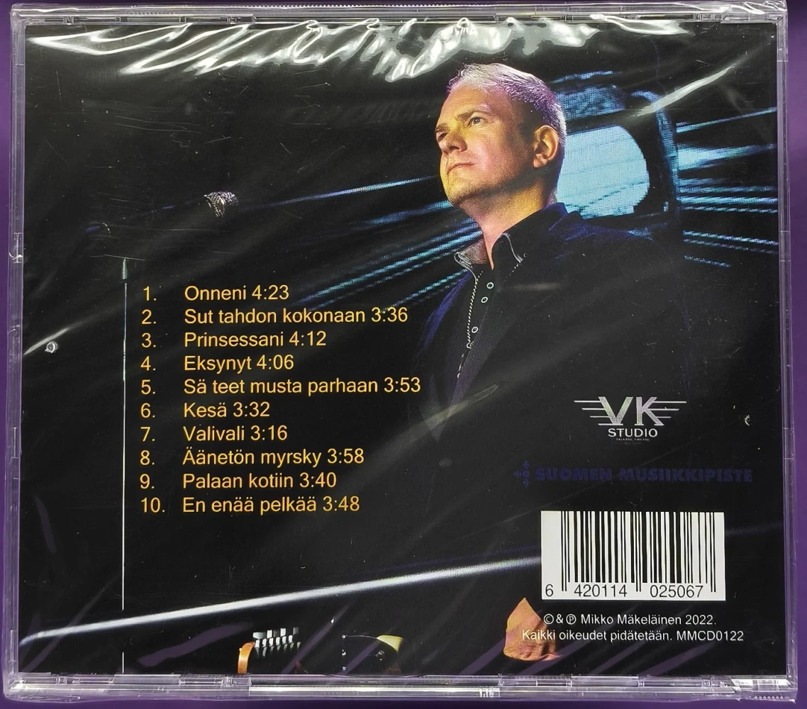 UUSI (CD) Mikko Mäkeläinen : Onneni (2022)