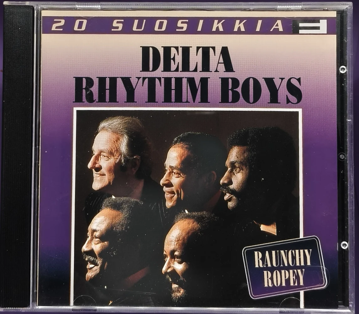 CD) 20 SUOSIKKIA - Delta Rhythm Boys  – Raunchy Ropey (1997)