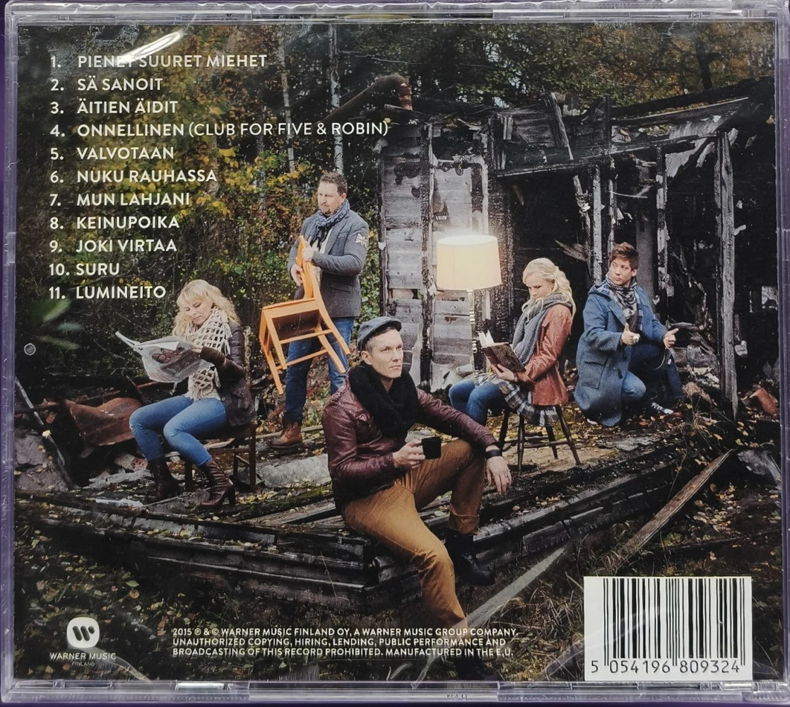 UUSI! CD) Club for Five – Ennen Tätä Hetkeä (2015)