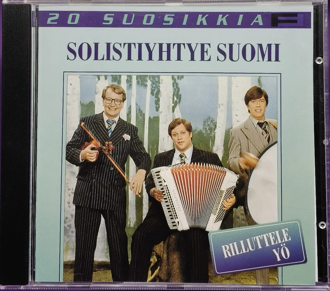 CD) 20 SUOSIKKIA - Solistiyhtye Suomi - Rilluttele Yö (1996)