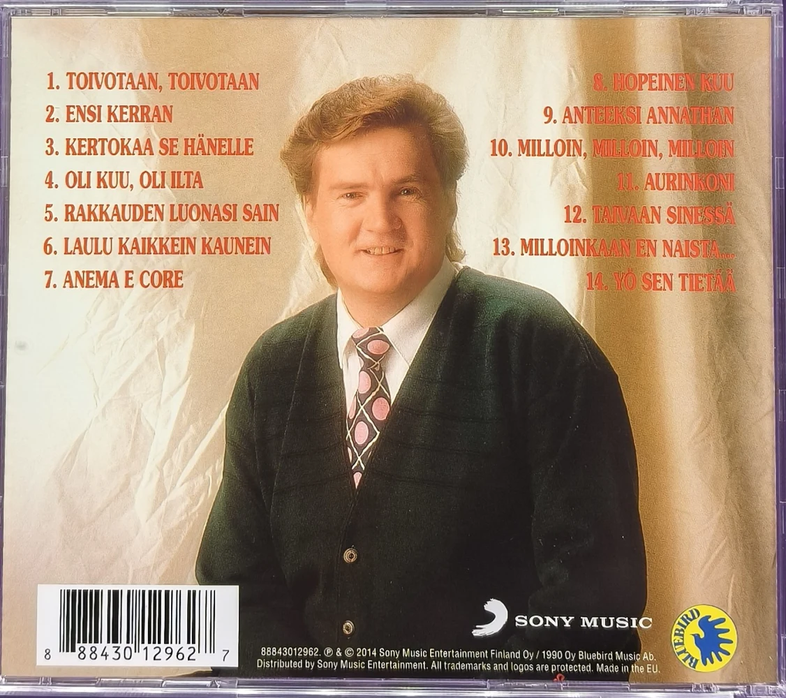 CD) Jamppa Tuominen – Toivotaan, Toivotaan (1990)