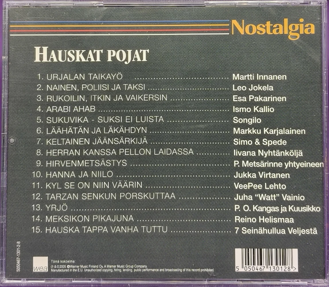 CD) Various – Hauskat Pojat - Nostalgia (2005)