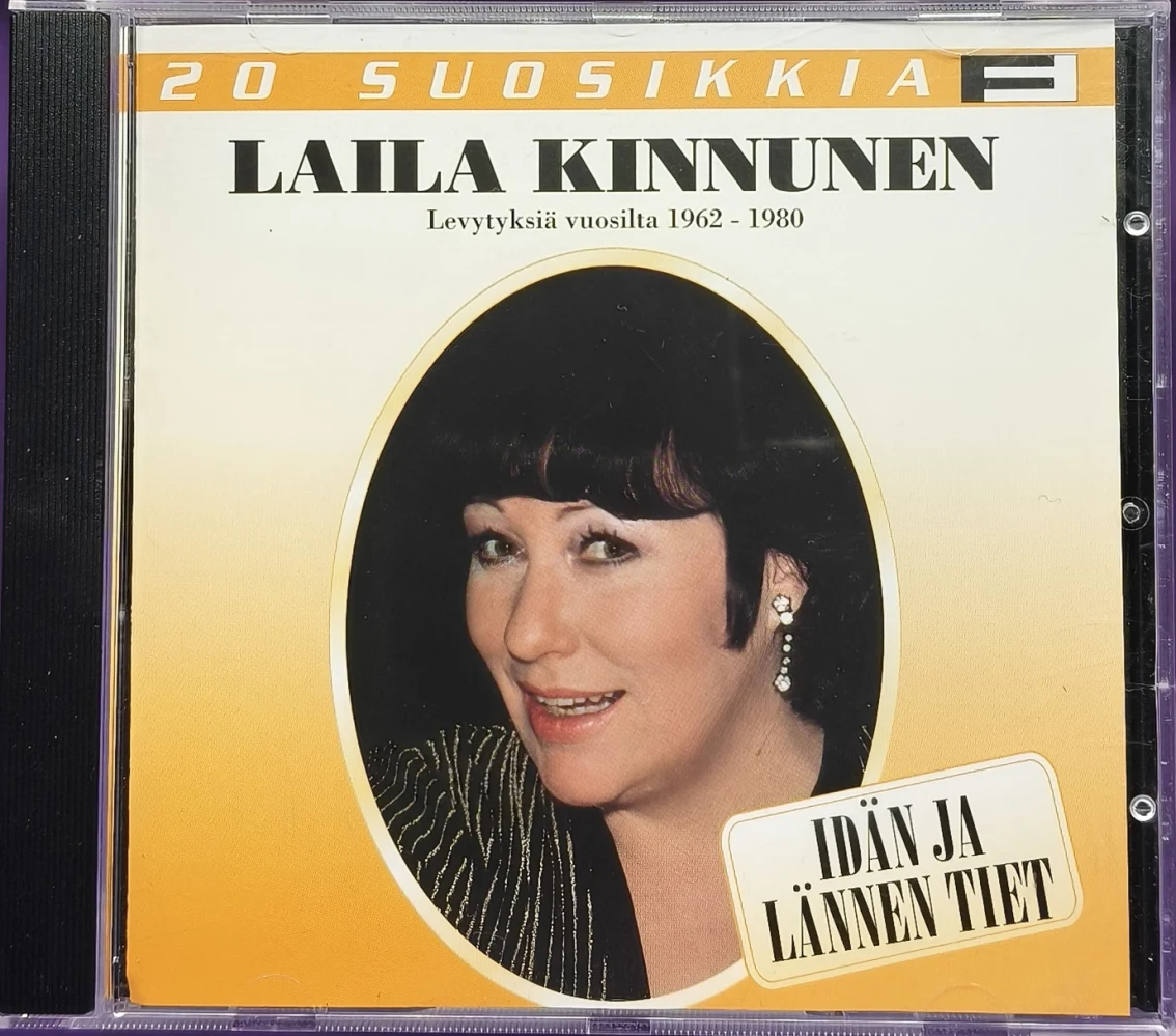 CD) 20 SUOSIKKIA - Laila Kinnunen – Idän Ja Lännen Tiet (1997)