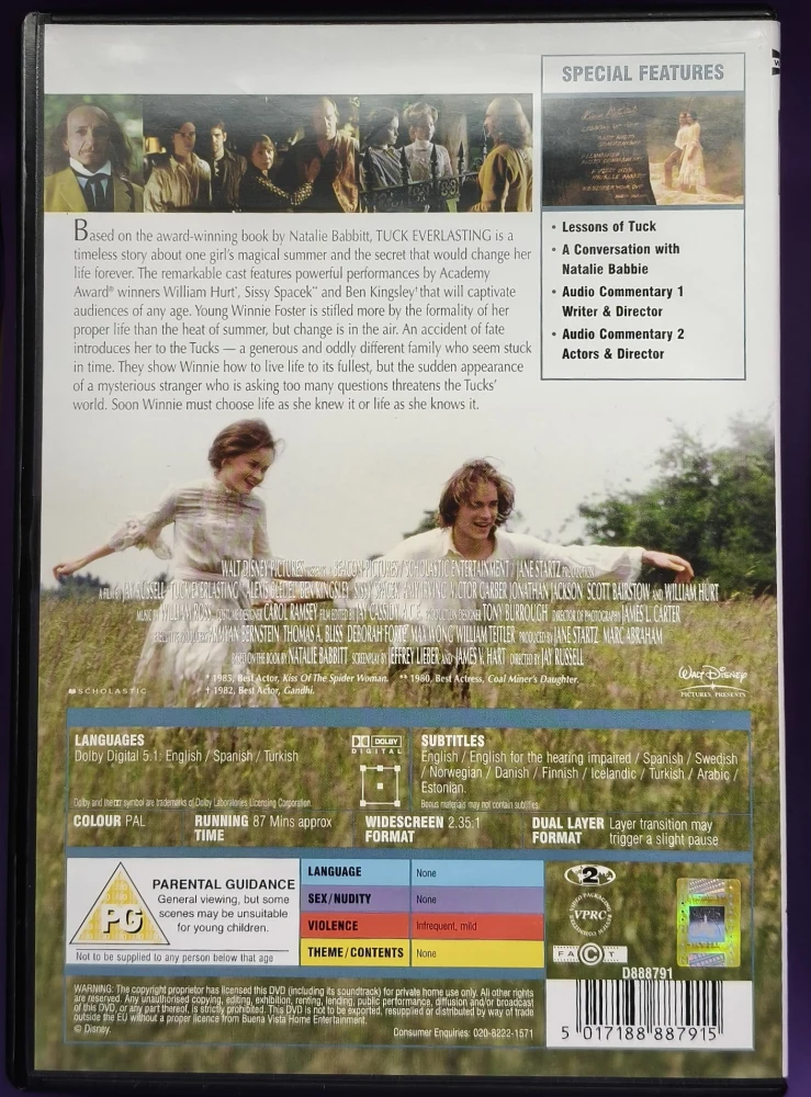 DVD) Tuck Everlasting (2002)
