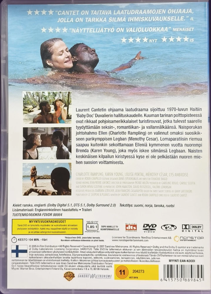 DVD) O: Laurent Cantet: Kohti Etelää (2005)