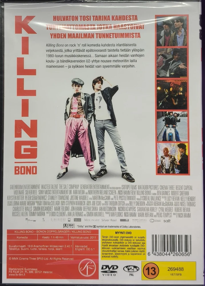 UUSI (DVD) Killing Bono - Bonon Dobbelgängeri (2011)