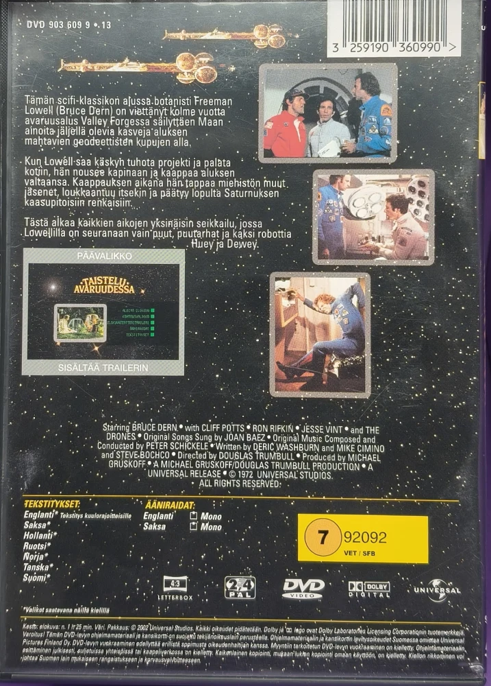 DVD) Taistelu avaruudessa - Silent Running (1972)