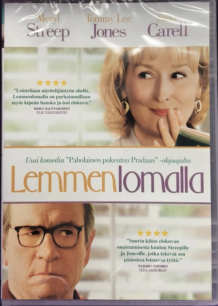UUSI! DVD) Meryl Streep, Tommy Lee Jones: Lemmenlomalla (2012)