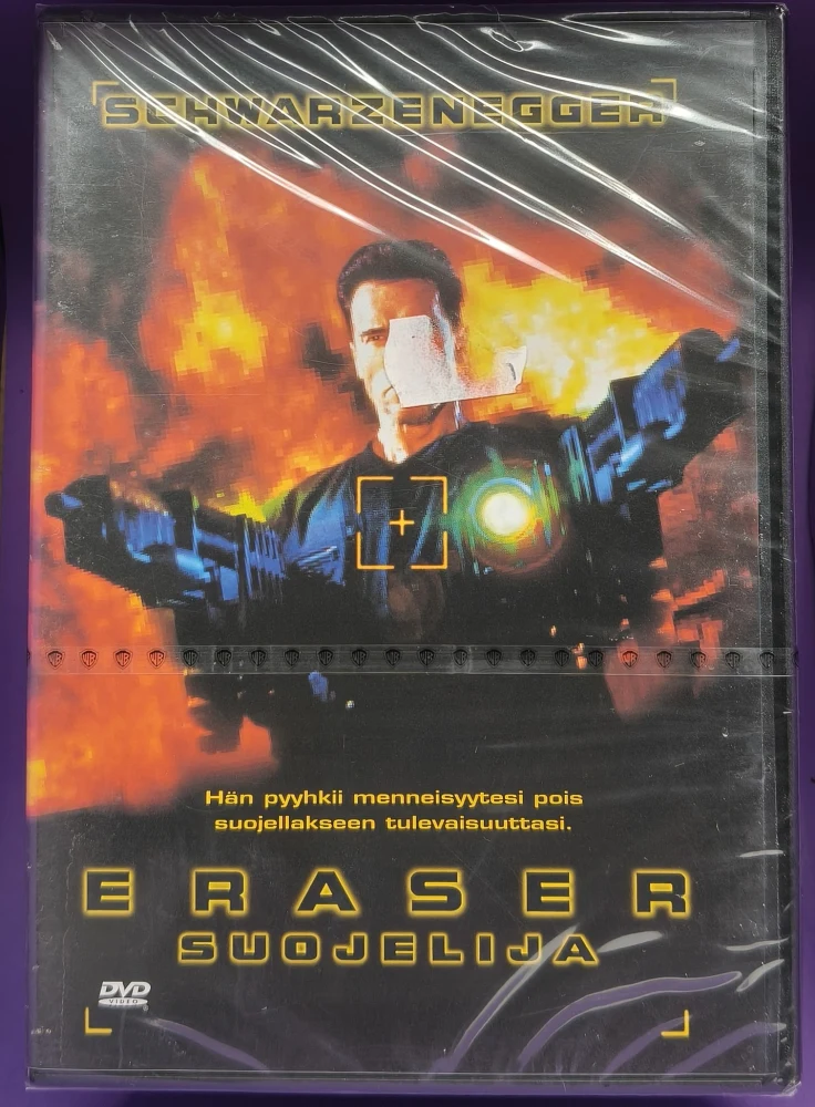 UUSI (DVD)  Arnold Schwarzenegger: Eraser - suojelija (1996) SUOMIKANNET