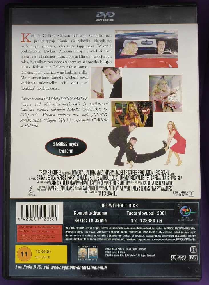 DVD) Sarah Jessica Parker: Rikollinen rakkaus (2002) EGMONT