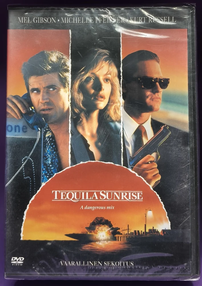 UUSI! (DVD) Mel Gibson, Kurt Russell: Tequila Sunrise – vaarallinen sekoitus (1988)