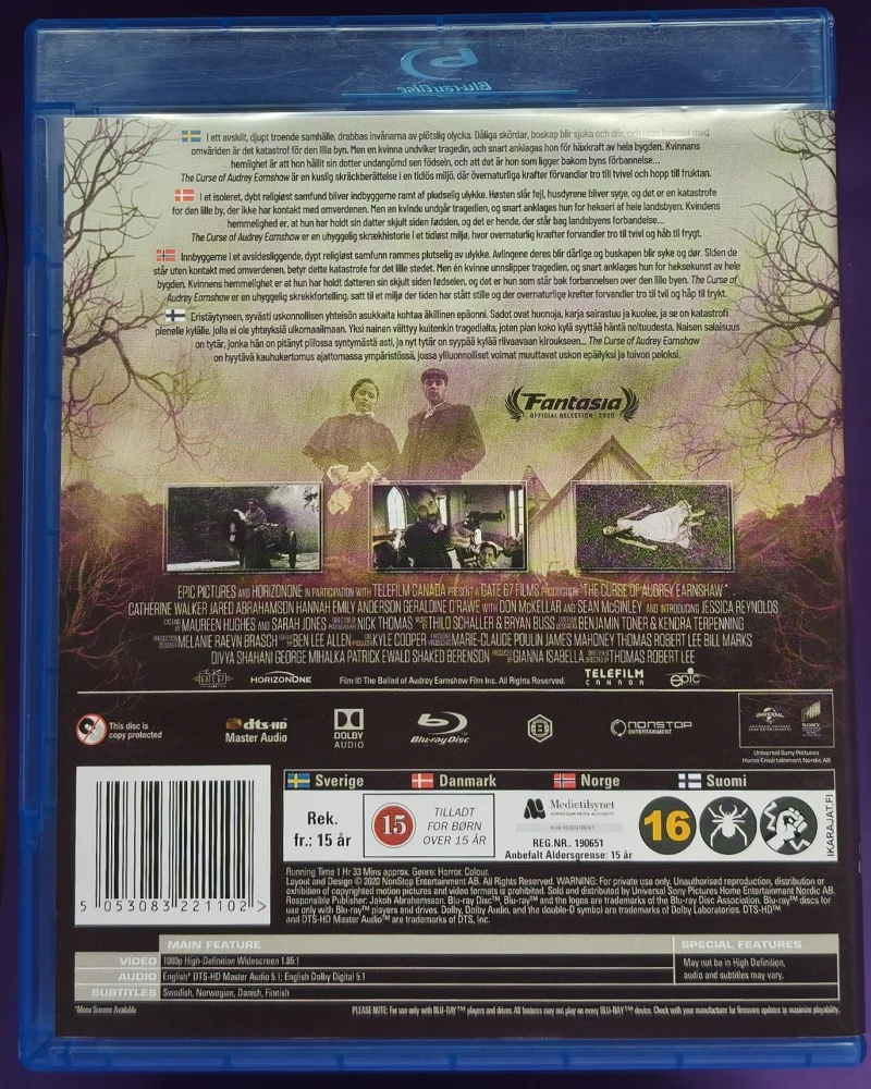 BLU-RAY) The Curse of Audrey Earnshaw (2019)
