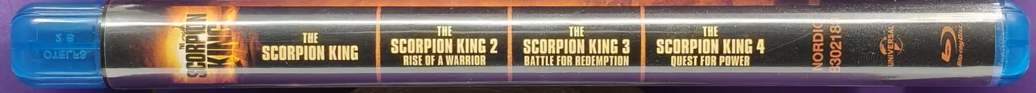 4 BLU-RAY) The Scorpion King - Skorpionikuningas - 1-4 - kokoelma