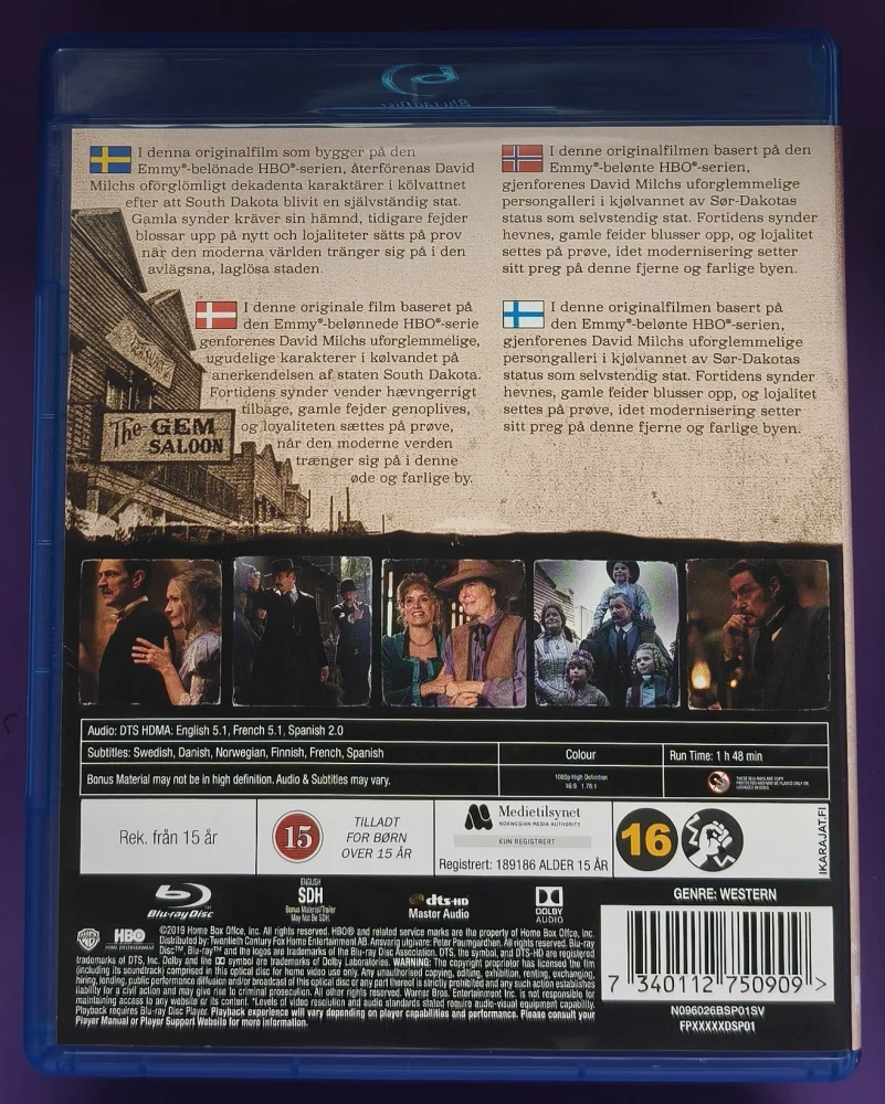 BLU-RAY) Deadwood : The Movie - Elokuva (2019)