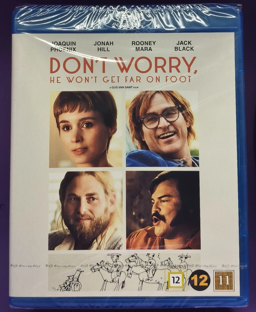 UUSI (BLU-RAY) Don't Worry, He Won't Get Far on Foot (2018)