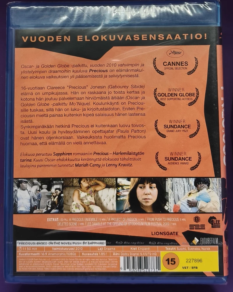 UUSI! BLU-RAY) Precious (2009) SUOMIKANNET